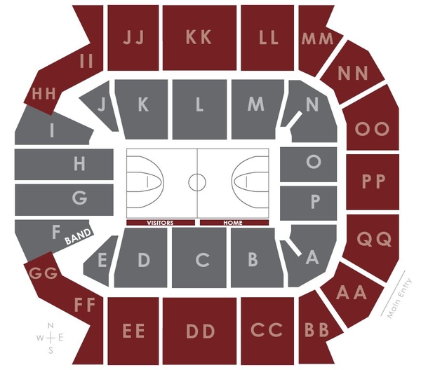 JQH Arena Seating Chart