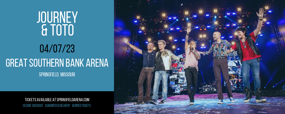 Journey & Toto at Great Southern Bank Arena tickets Journey & Toto at Great Southern Bank Arena