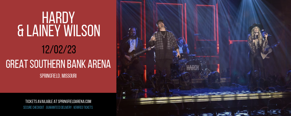 Hardy & Lainey Wilson at Great Southern Bank Arena
